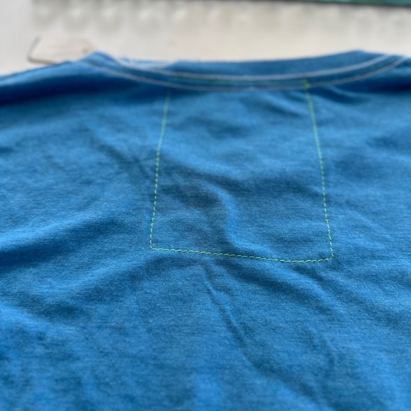 NWT…Logo Long Sleeve Tshirt $125 
Size: Medium
Color: Ocean - Picture 3 of 3